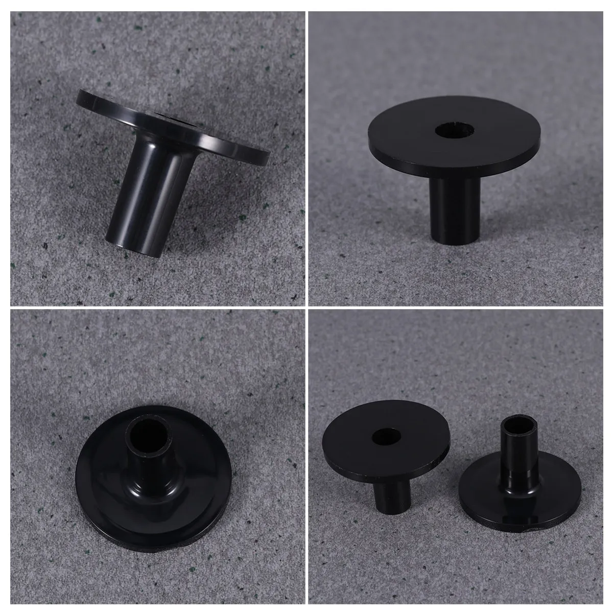 8pcs Drum Cymbal Sleeves Plastic Casing For Rack Stand Black Standard Size Percussion Instrument Accessories Cymbal Casing