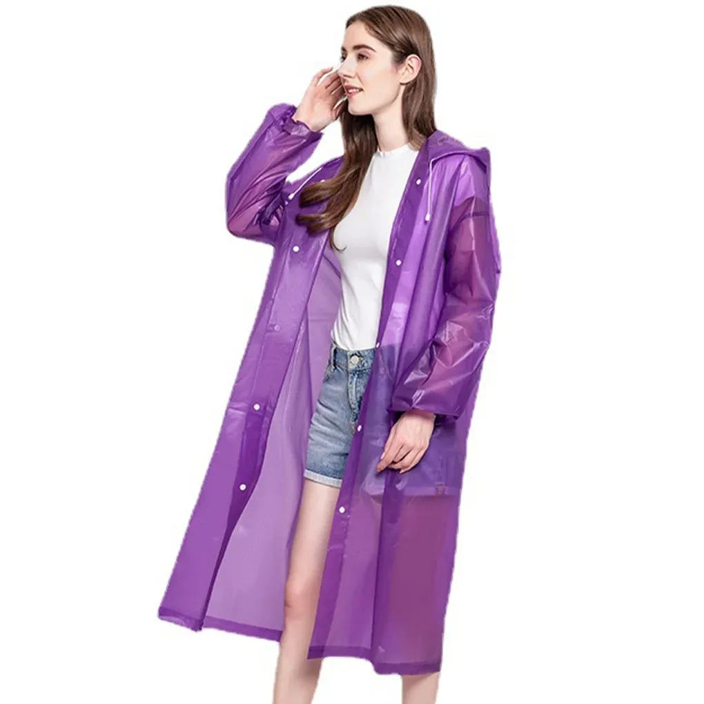 Raincoat Non-disposable Unisex Thickened Waterproof Outdoor Clothing Long Section of Anti-storm Rain Rainwear image 5
