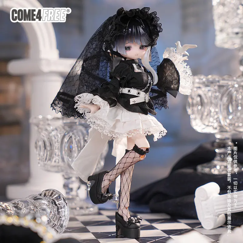 COME4FREE Fairy Tale Series Revelation 1/8 BJD Doll Clothes Dress Set Outfit for 1/8 Scale Dolls Cute Collectible view 2