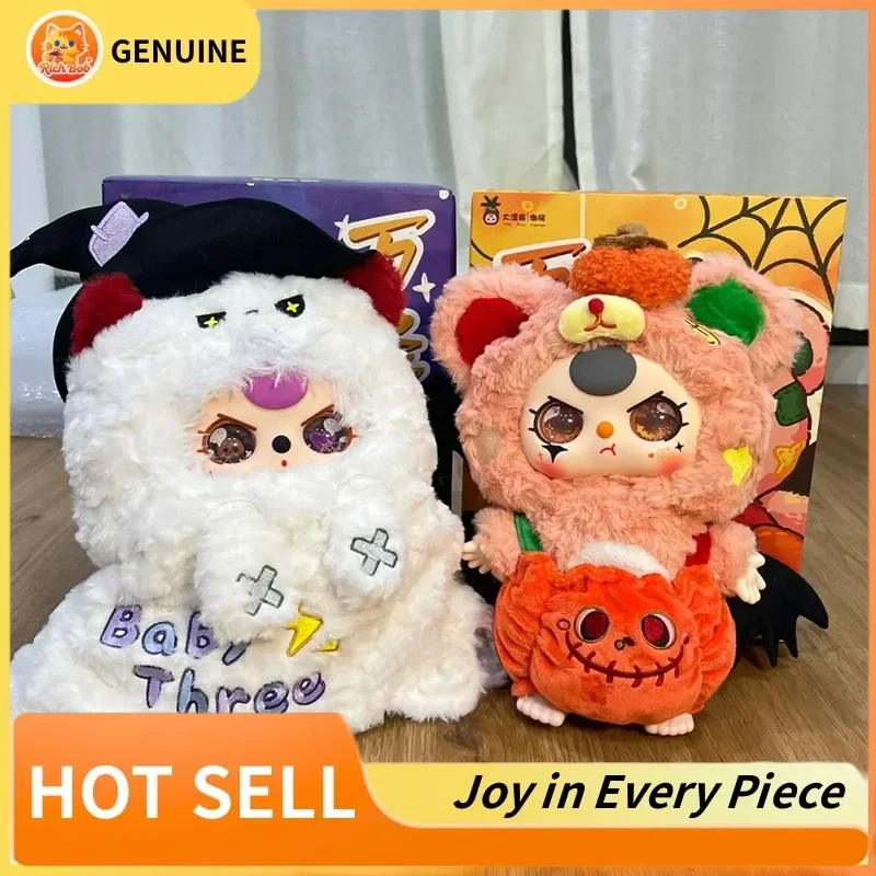 

Genuine 400% Baby Three Blind Box Halloween Limited Series Vinyl Face Plush Toys Halloween Room Decor Ornament Doll Xmas Gift