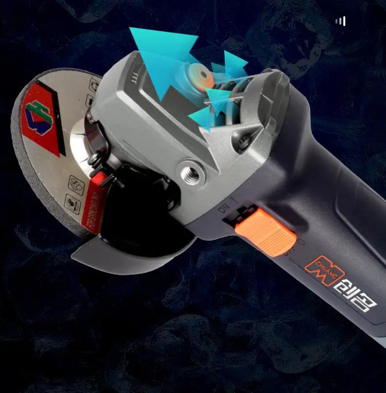 125 مللي متر 5 "1300 واط الثقيلة 220 فولت التيار المتناوب فرش زاوية طاحونة لقطع حجر البلاط