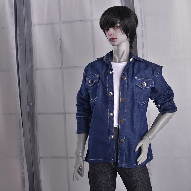 Abbigliamento per bambole BJD per ID75 73 cm Popo68 Doll Cappotto di jeans casual Accessori per bambole Shiert (senza bambola)