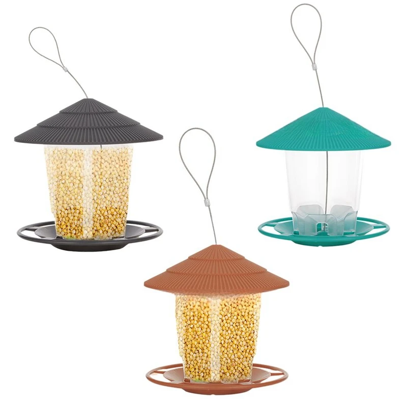 Bird Feeder For Outdoors Hanging Heavy Duty Weather Resistance Wild Bird Feeder Ideas For Bird Lovers Food Easy To Use