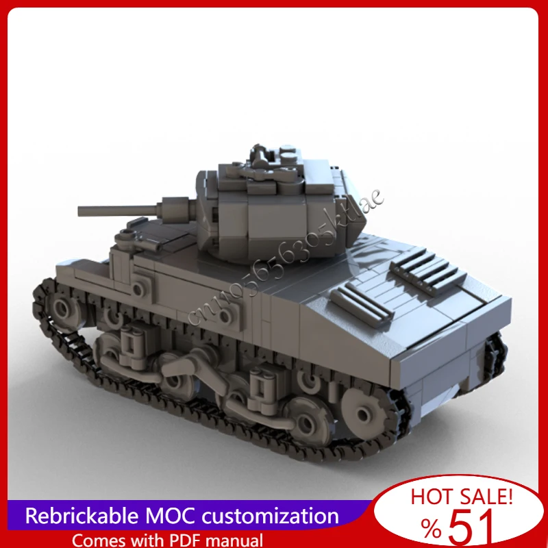 

462 детали MOC, настраиваемая боевая серия, экспериментальная модель светового танка, сделай сам, собранные, развивающие, креативные, детские игрушки, рождественские подарки
