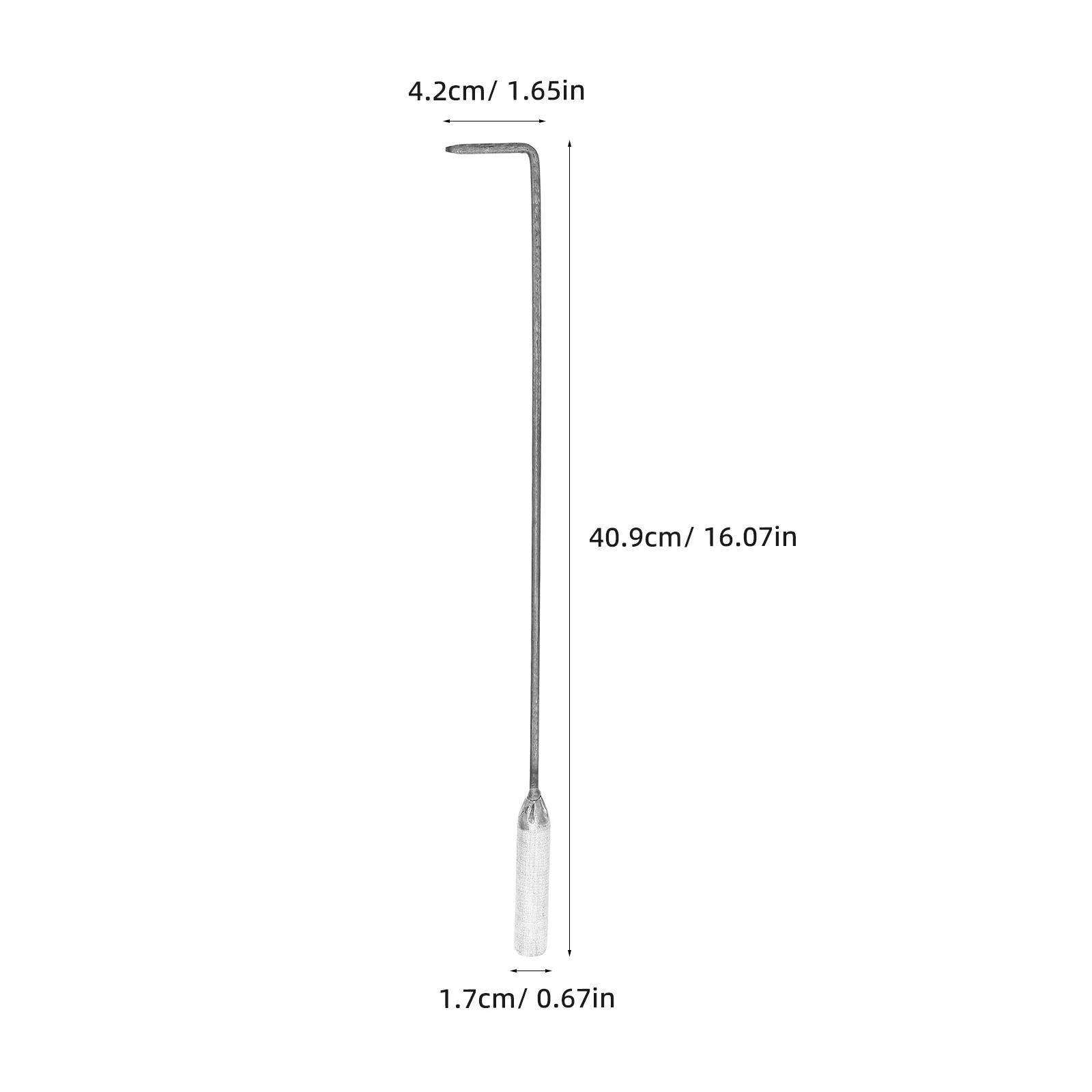 Эргономичная противоскользящая ручка для камина и покера длиной 409 см для дровяной печи в помещении и на открытом воздухе, многофункциональный инструмент для кемпинга