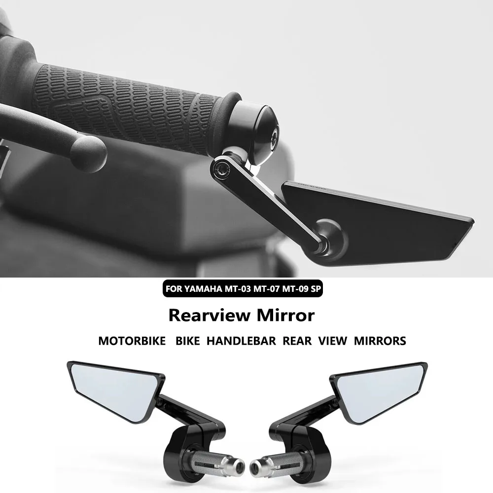 

2026 New Motorcycle Handle CNC Handlebar Mirror Rod End Mirror For YAMAHA MT-03 MT03 MT-07 MT07 MT-09 MT09 MT-09 SP 2021-2026