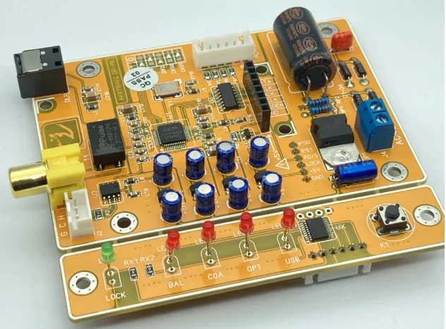 

AK4118 coaxial board fiber to IIS supports USB Bluetooth card 192K/24bit DIR digital receiver board