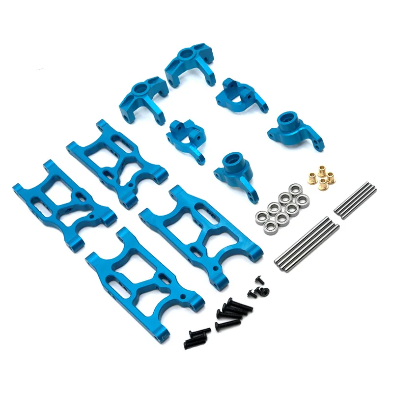 For Wltoys 144010 144001 02 124017 16 18 19 LC 1/14 RC car Vulnerable Parts Suspension Arms Rear Hubs Streering Block