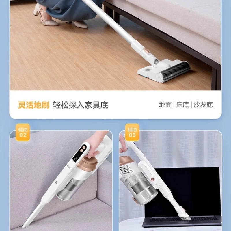 강력한 무선 진공 청소기 가정용 차량용 애완동물 털 제거용 경량 핸드헬드