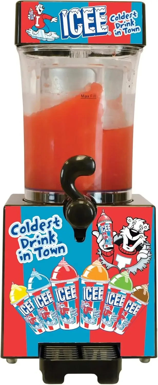 Genuine Brand Counter-Top Sized Maker - Spins Your Pre-Chilled Ingredients with Your Ice into ICEE Slushies!