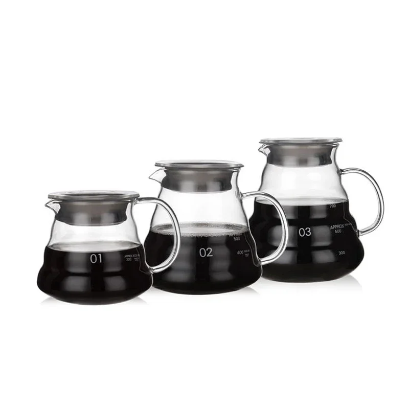 Classic Cloud Pot Heat-resistant High-bounce Acid  Sharing Pot Hand-brewed Coffee Pot Set Tool  Tea Maker