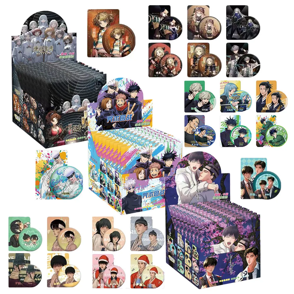 

Popular Anime Bdage Classic Game Characters Exquisite Decoration Transparent Card Collection Cosplay Accessories Fans Fun Gifts