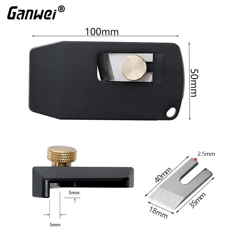 Ganwei Manual Aluminum Edge Banding Trimmer with Sharpenable HSS blade