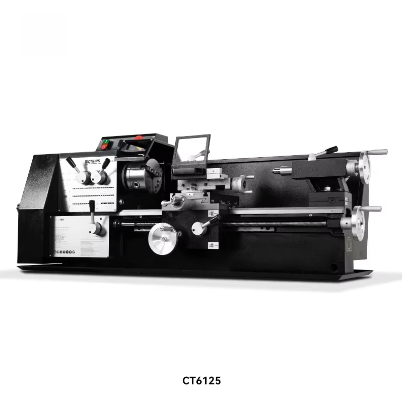 CT6125 Mini Lathe 220V Bench Top Variable Speed Metal and Woodworking Machine