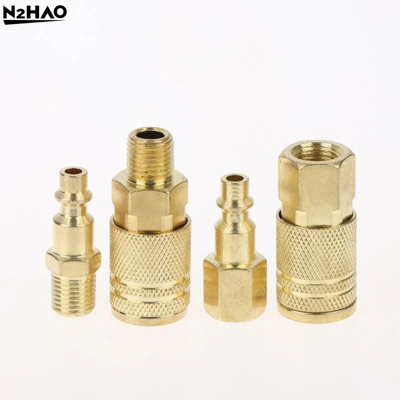 Raccord rapide et coupleur pour tuyau d'air de type US avec raccord mâle 1/4 NPT, accessoires pneumatiques standard américains