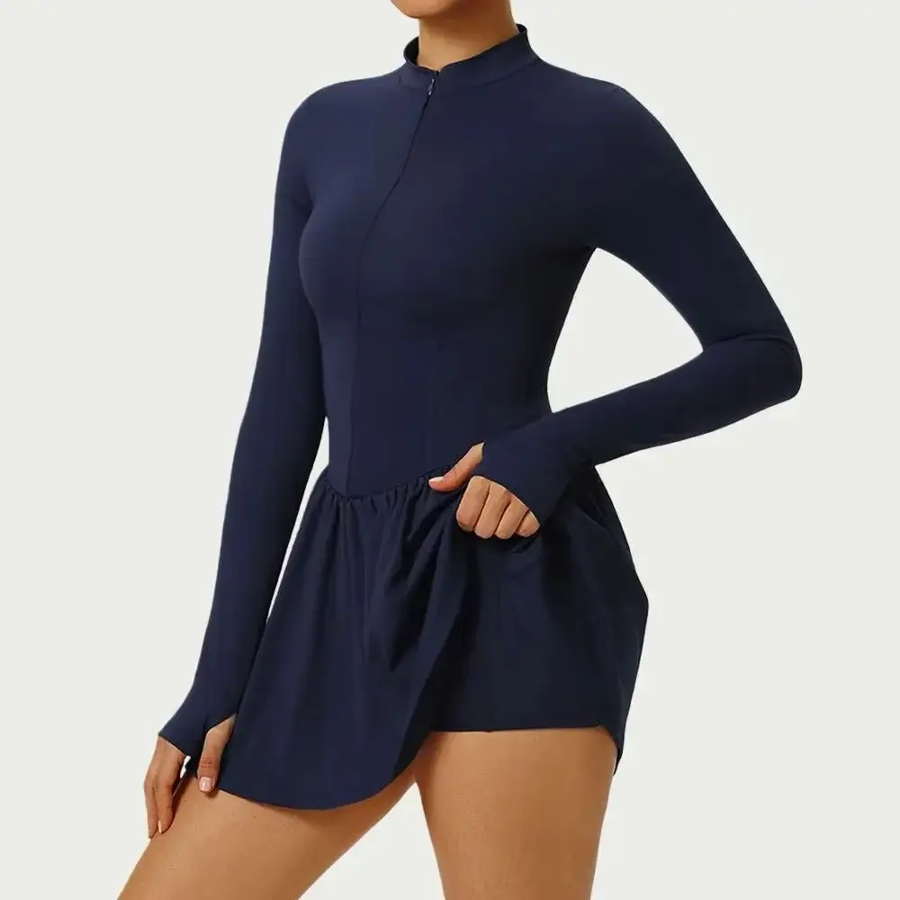 

Women's Shorts Long Sleeves Yoga Suit Jumpsuit Running Fitness Push Up Gym Clothing One-Piece Female Outdoor Recreation Bodysuit