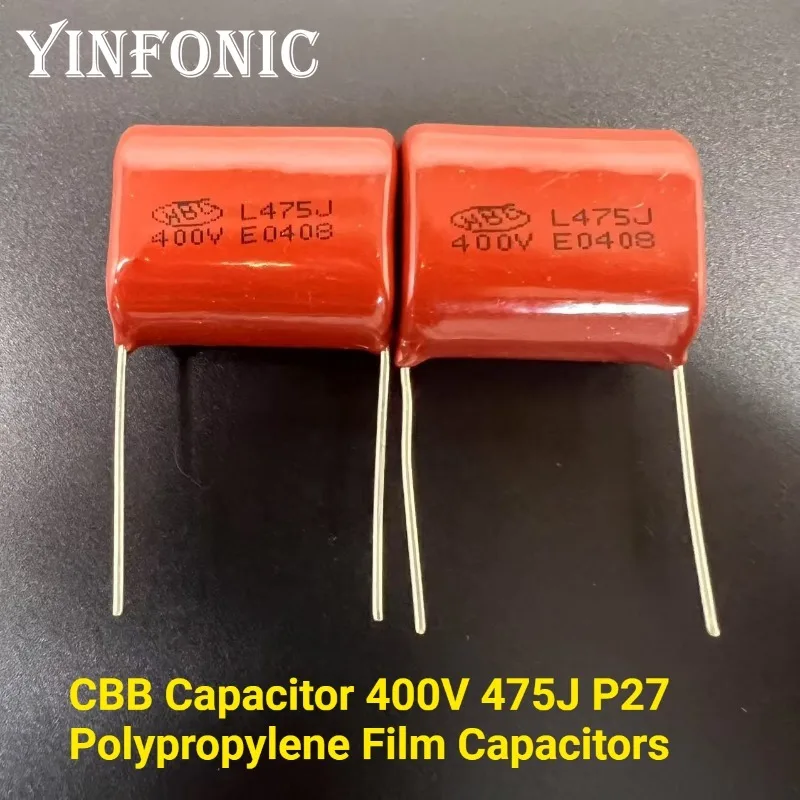 2 قطعة/10 قطعة مصرف البحرين المركزي مكثف 400V 475J 4.7 فائق التوهج 4700nF P27 CL21 الممعدنة فيلم البولي بروبلين المكثفات