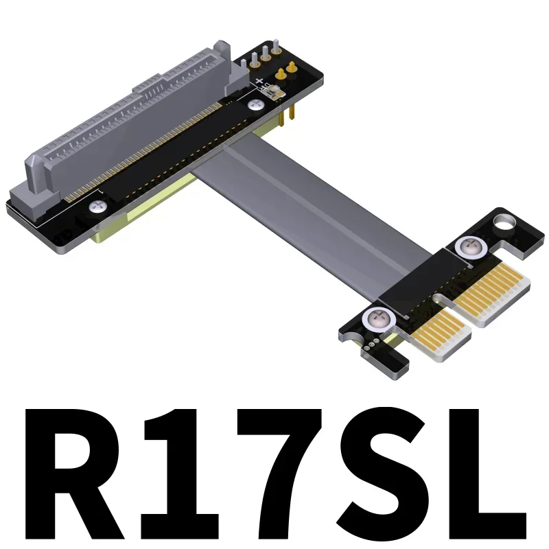 PCIe3.0 x1 para U.2 SSD Extensão Riser Cabo Adaptador extensor de dados de sinal de alta velocidade Gen4