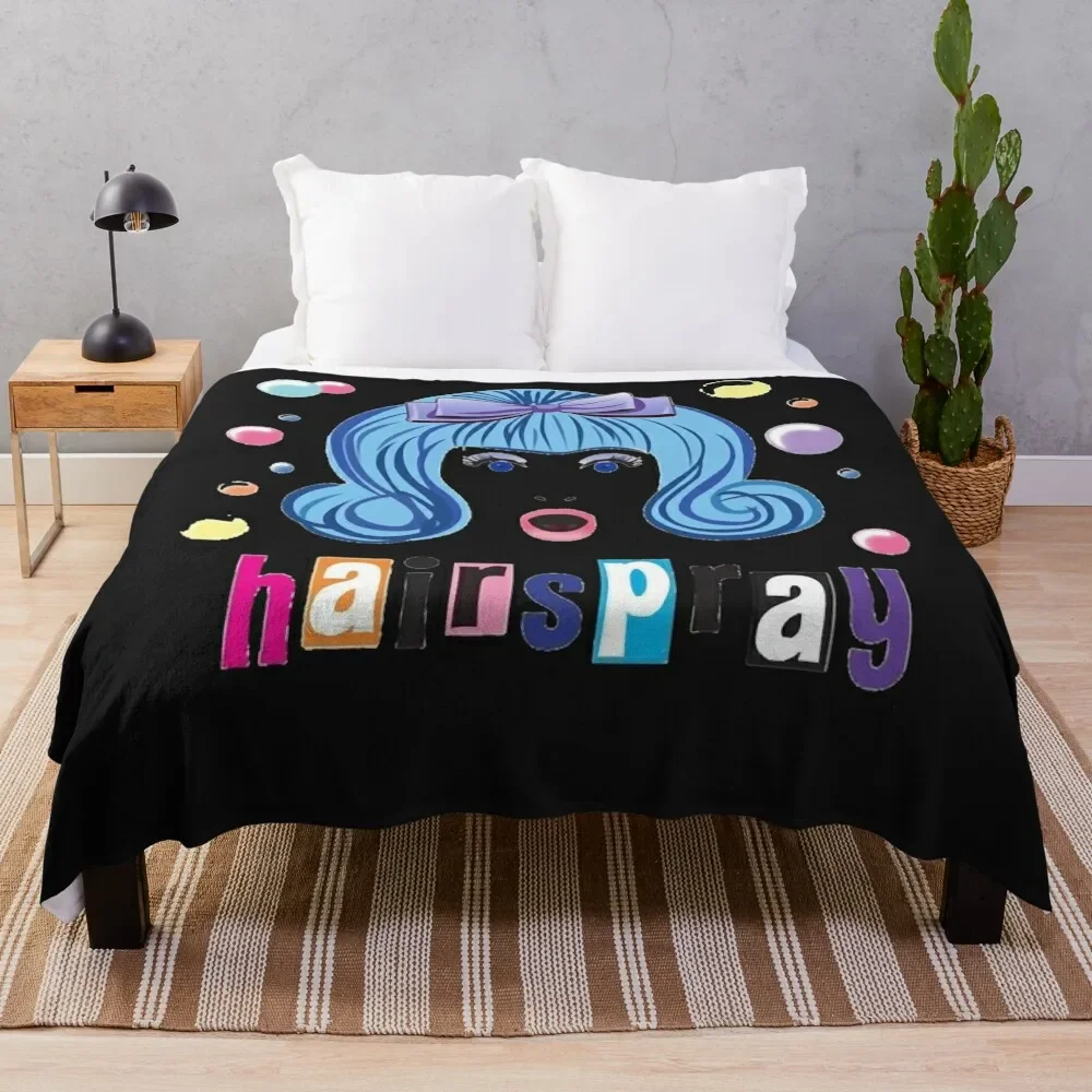 

Hairspray The Musical Classic T-Shirt Throw Blanket Multi Use Warm Blanket for Living Room Bedroom