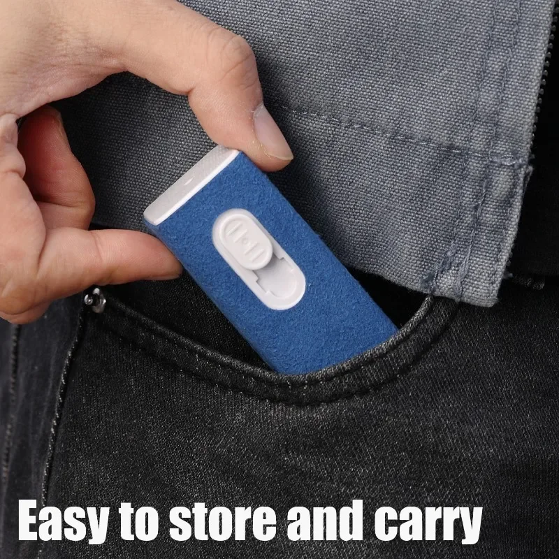 Microfiber Screen Cleaner Spray Bottle Cell Phone Tablet Laptop Display Screen Cleaning Wipe Press Spray Bottle with Liquid