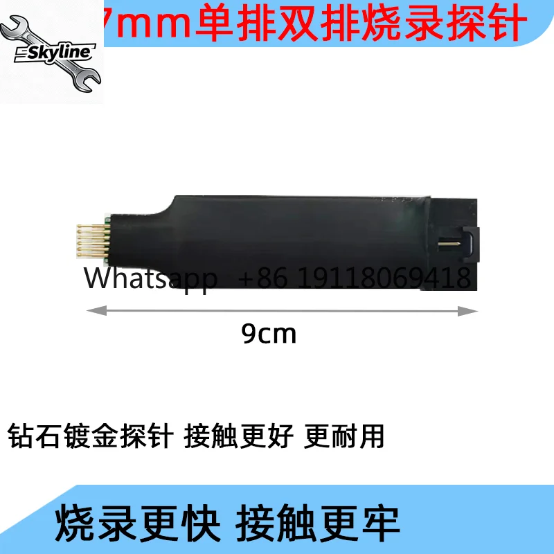1.27Mm pitch 4P5678P foot download spring top burning probe test burning needle