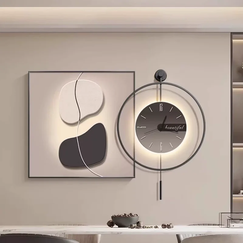 Bedrooms Creative Wall Watch Luxury Living Room Big Size Design Fashion Clock Wall Restaurant Horloge Murale Room Decorations