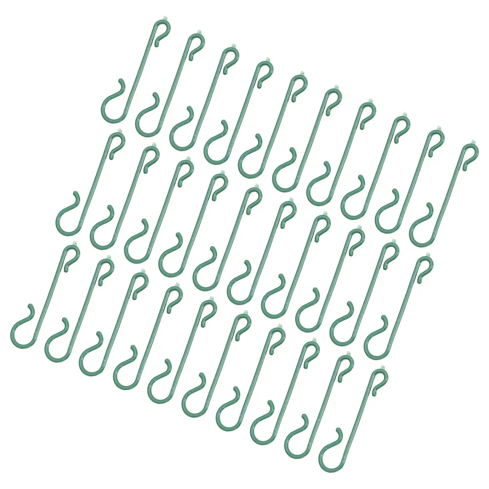 

Plastic Hook Wire Ornament Hangers Tree Hooks Mini Child Proof Christmas Pendant Decoration Heavy Duty