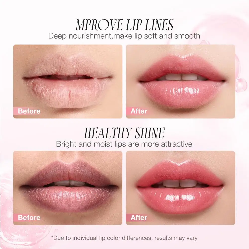 NIEUWE Glitter Lipstick Lippenbalsem Kleurverandering Transparant Hydraterende Crystal Jelly Parelmoer Lip Voller Gloss Tint Cosmetisch