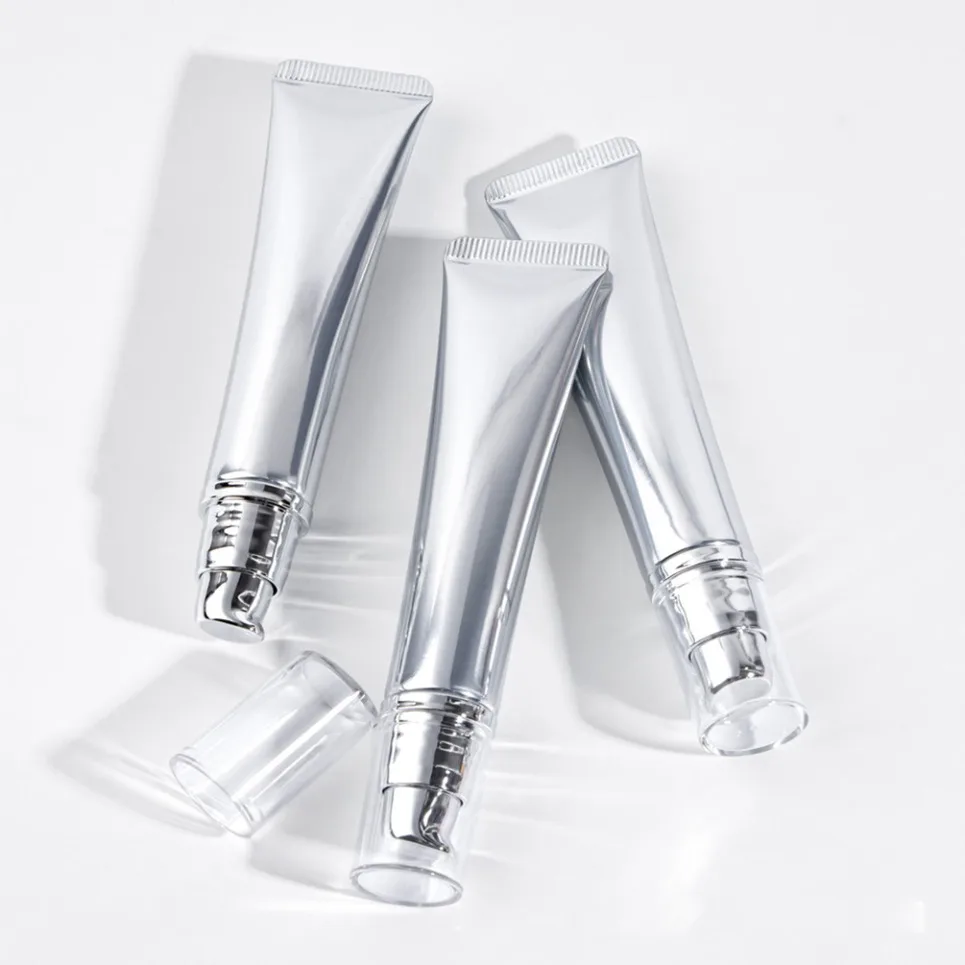 أحمر الخدود النباتي العلامة الخاصة شعار مخصص الفضة أنبوب أحمر الخدود السائل للوجه الشفاه عيون ماكياج بالجملة #5