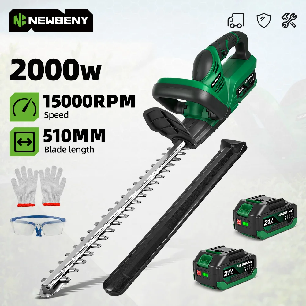 2000W Kabelloser Elektrischer Heckenschneider 15000RPM Astsäge Rasenmäher Garten-Trimmwerkzeug für Makita 21V Akku