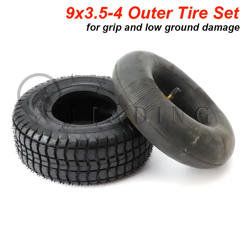 9x3.5-4 Pneumatic Tyre 9 inch Wear-resistant outer tire inner tube For Electric Tricycle Elderly Electric Ecooter 4 inch wheels