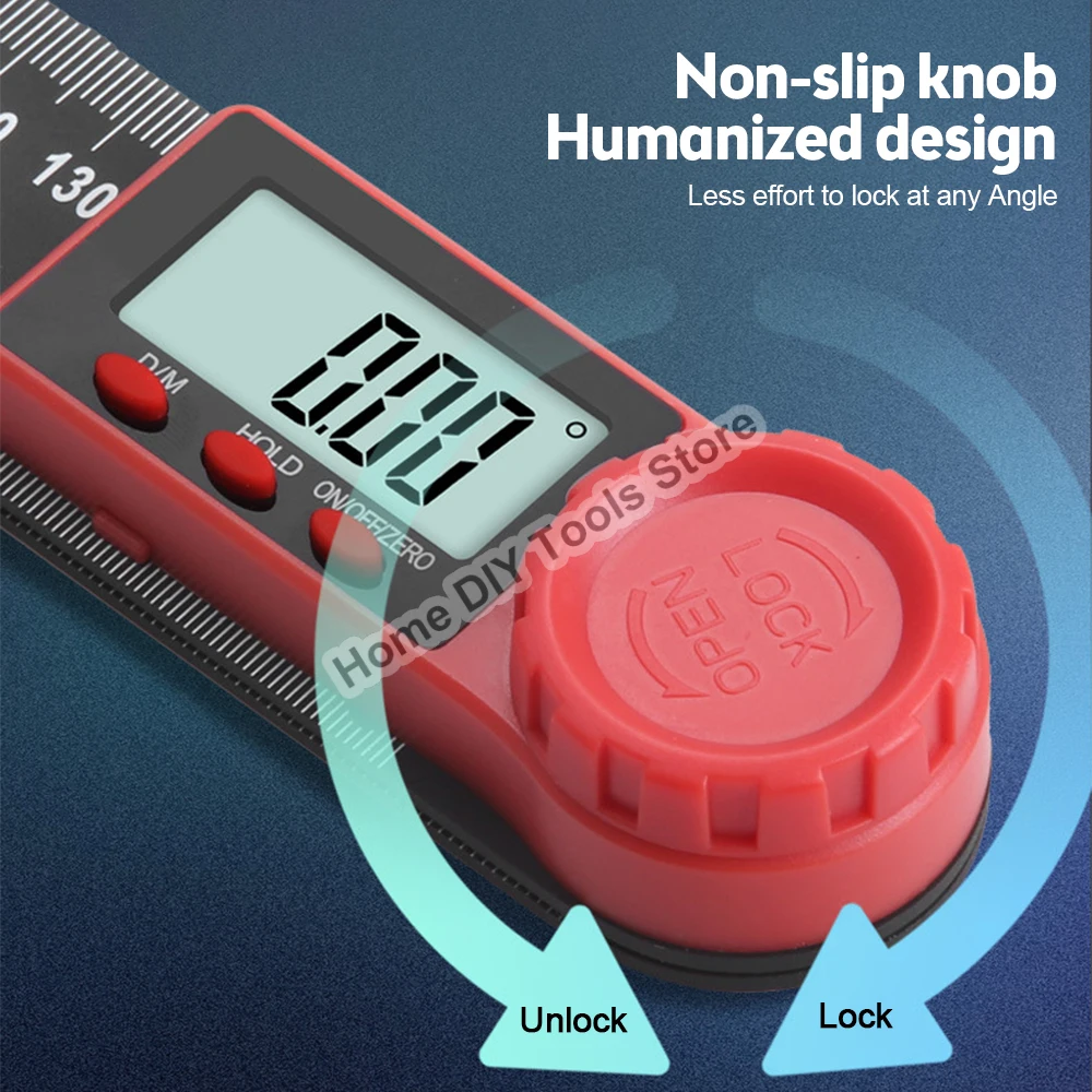 Goniometer Electronic Protractor Digital Gauge Angle Measurement Tool Multi Angle Ruler Woodworking Tools Meter Angle Finder