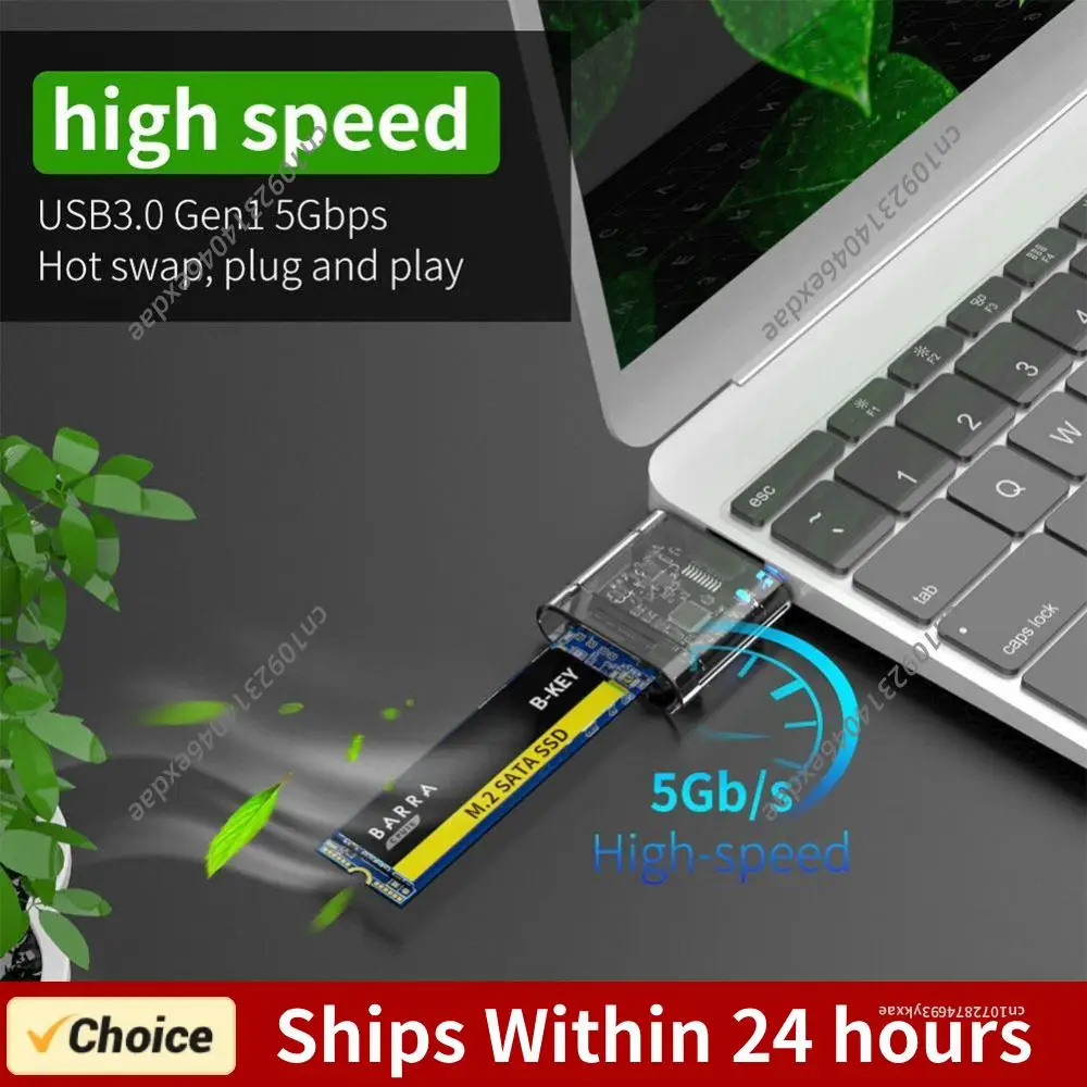 

Корпус для SSD M.2 с интерфейсом USB 3.0 Gen 1 5Gbps, высокоскоростной внешний SSD-адаптер для SATA M.2 NGFF SSD 2242 2260 2280, адаптер для дисков