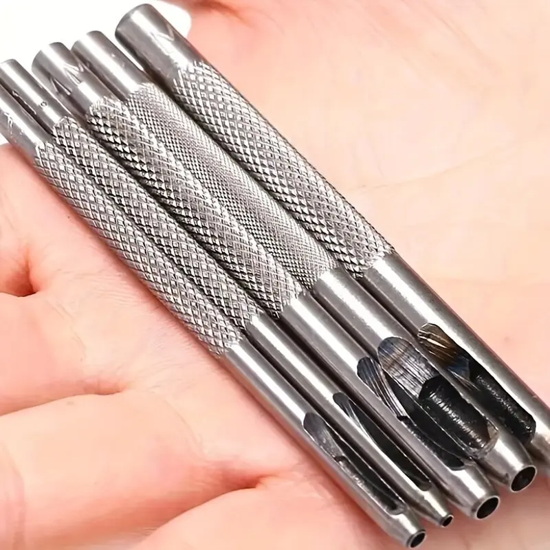 Manueller Gürtellocher 4 Größen 2,5/3/3,5/4mm Rundlochstanzer