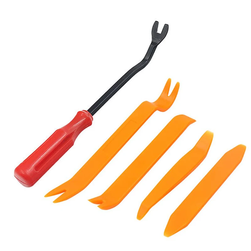 5 Pcs/set Auto Dismantle Tools Car Radio Door Clip Panel Trim Dash Audio Removal Installer Kit Pry Kit Refit Set