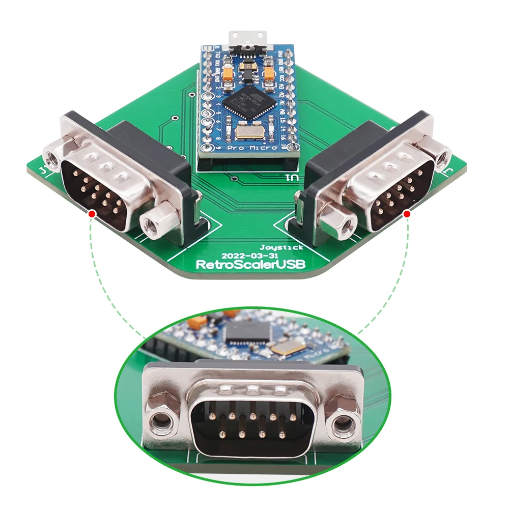 Para Atari/CD32/Amiga Joysticks para adaptador USB