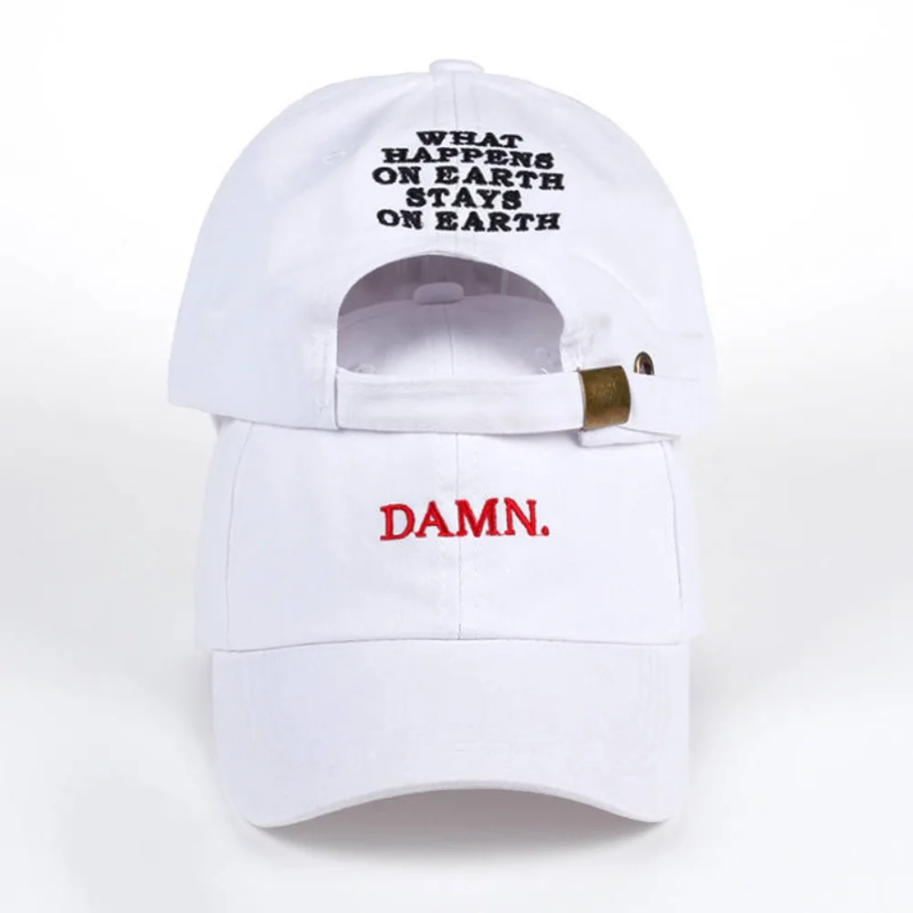 

Удобная шляпа DAMN с вышивкой Earth Dad Hat, солнцезащитный крем, кепка в стиле хип-хоп из чесаного хлопка, бейсболка