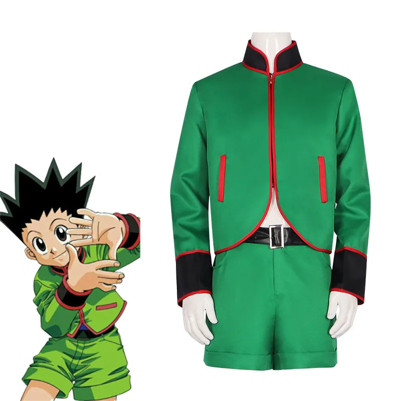 Gon Freec-ss Cosplay Costume Green Suit Halloween Christmas Party Carnival Men Women Anime Cosplay Costumes