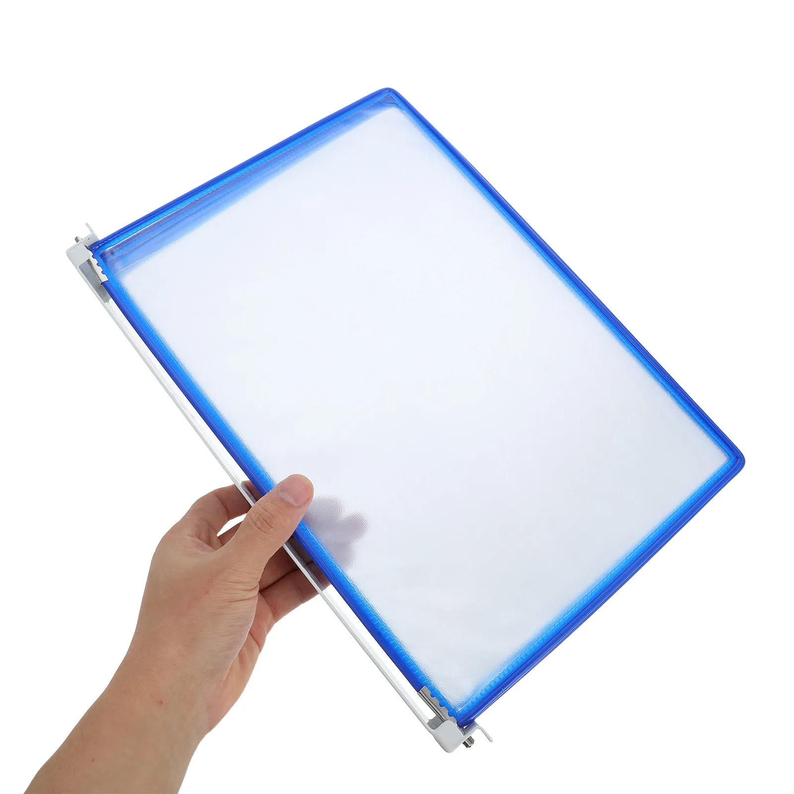 Wall File Holder A4 Clear Document Display Rack Space-Saving Office Organizer - Hanging Literature Stand For Training