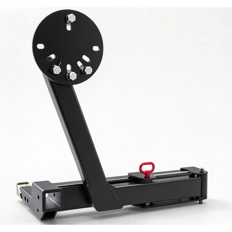 Heavy Duty Offroad Spare Tire Mount, Hitch Mount Carrier Bracket For SUV Truck, Quick Release Secure Installation