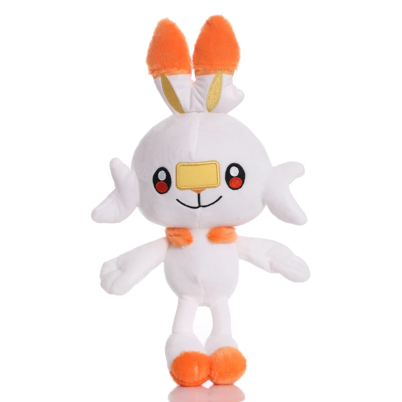 

35cm Anime Pokemon Scorbunny Plush Toys Doll Kawaii Rabbit Scorbunny Plush Soft Stuffed Animals Toys Gifts for Kids Children