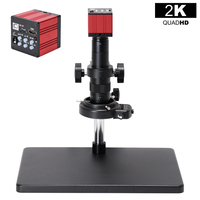 FHD 51MP 2K 60FPS HDMI USB 180X Industrial Electronic Camera Stand Kit Digital Video Microscope for Phone PCB Reparing Soldering