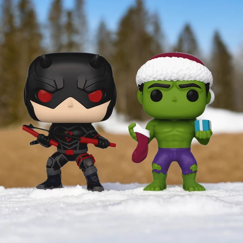 Genuine Edition FUNKO POP《Marvel》Daredevil,Holiday Hulk Anime Figure Desktop Decoration Ornament Model Toys Collectible Model - Image 3