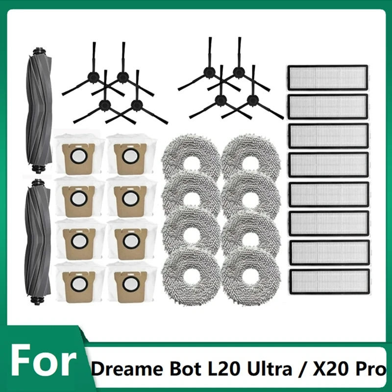 

Запчасти для пылесоса Dreame Bot L20 Ultra / X20 Pro