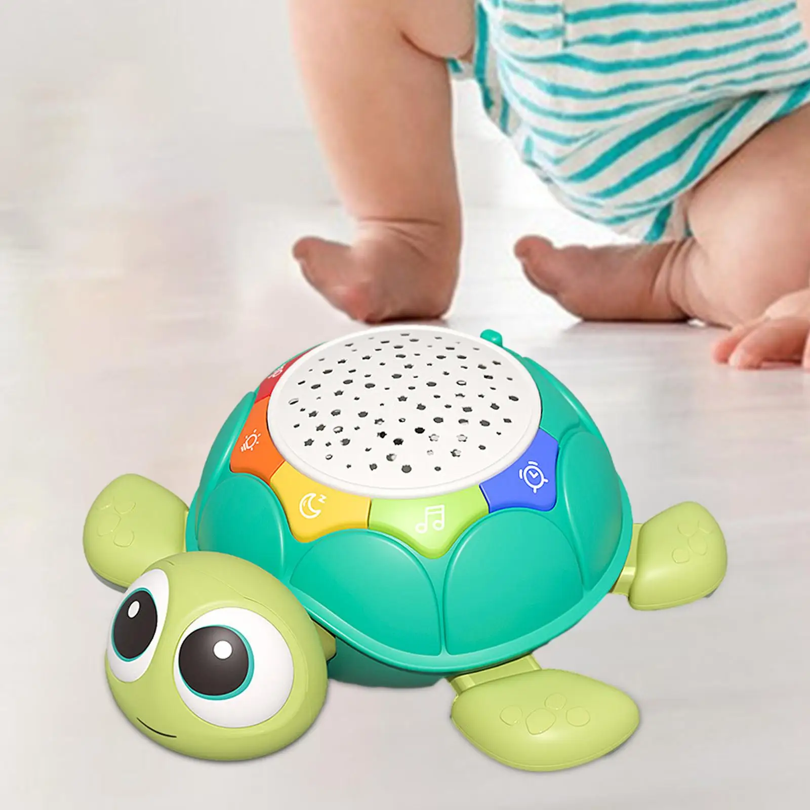 Turtle Musical Crawling Baby Baby Crawl Toys Light up Interactive Multifunction