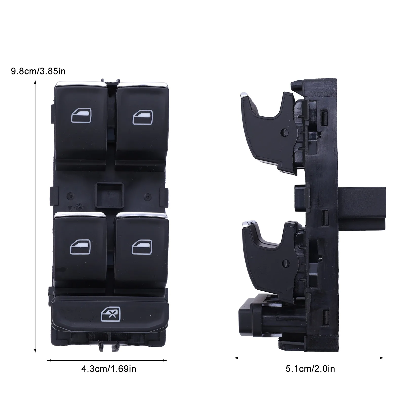 

Electric Window Regulator Switch Buttons Compatible for A1 Allstreet 2022-2025 Replaces 000051194010 5G0959857G