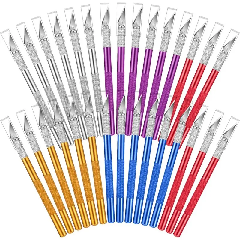 

Набор ножей для хобби A76K - 30 шт., профессиональные ножи Exacto для творчества, скрапбукинга, DIY-проектов