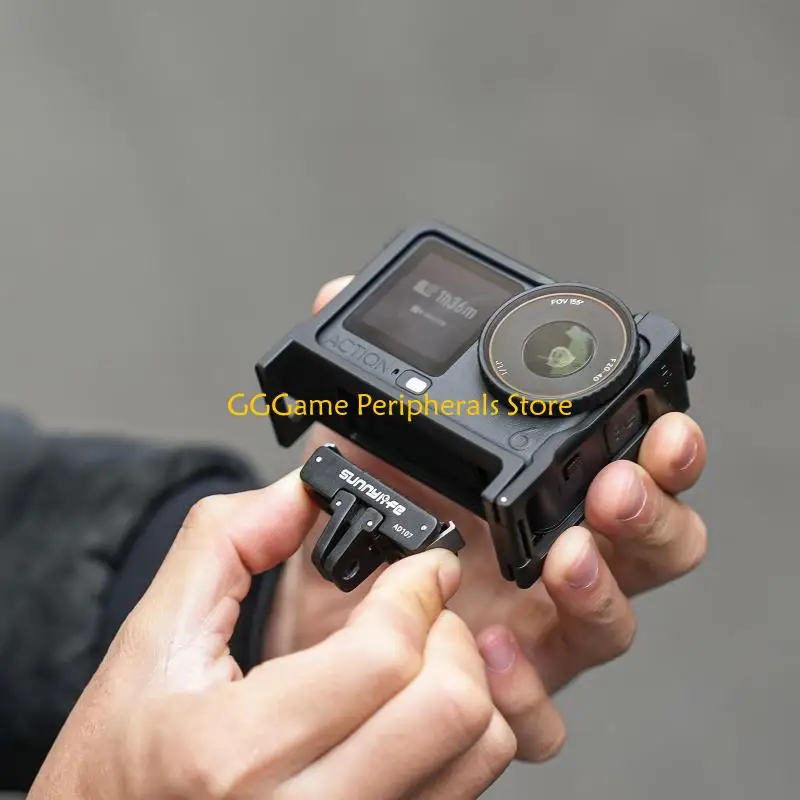 

U55B Shock Absorbing Shell For Action 6 Camera Cage With Convenient Wrist Strap