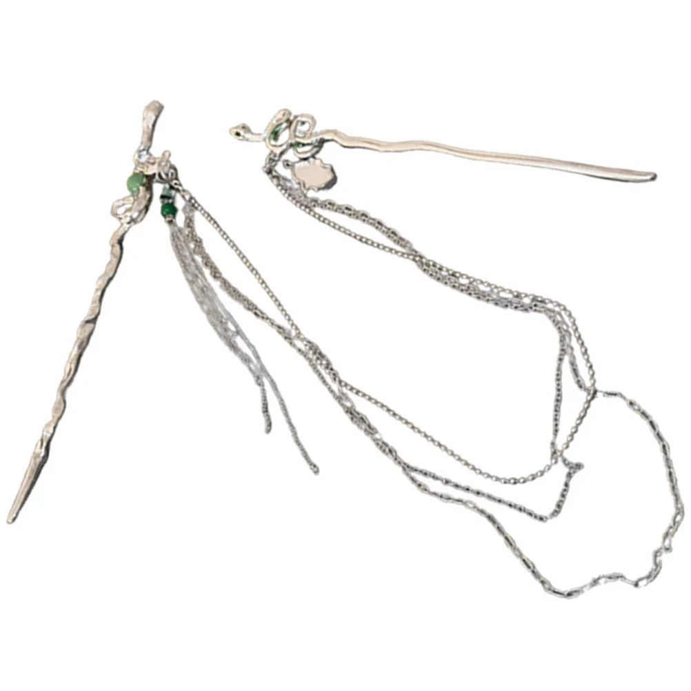

Chinese Hairpin Sticks Metal Barrettes Modeling Chopsticks Vintage Women Accessories Hair Bun Elegant Hairstyles Long