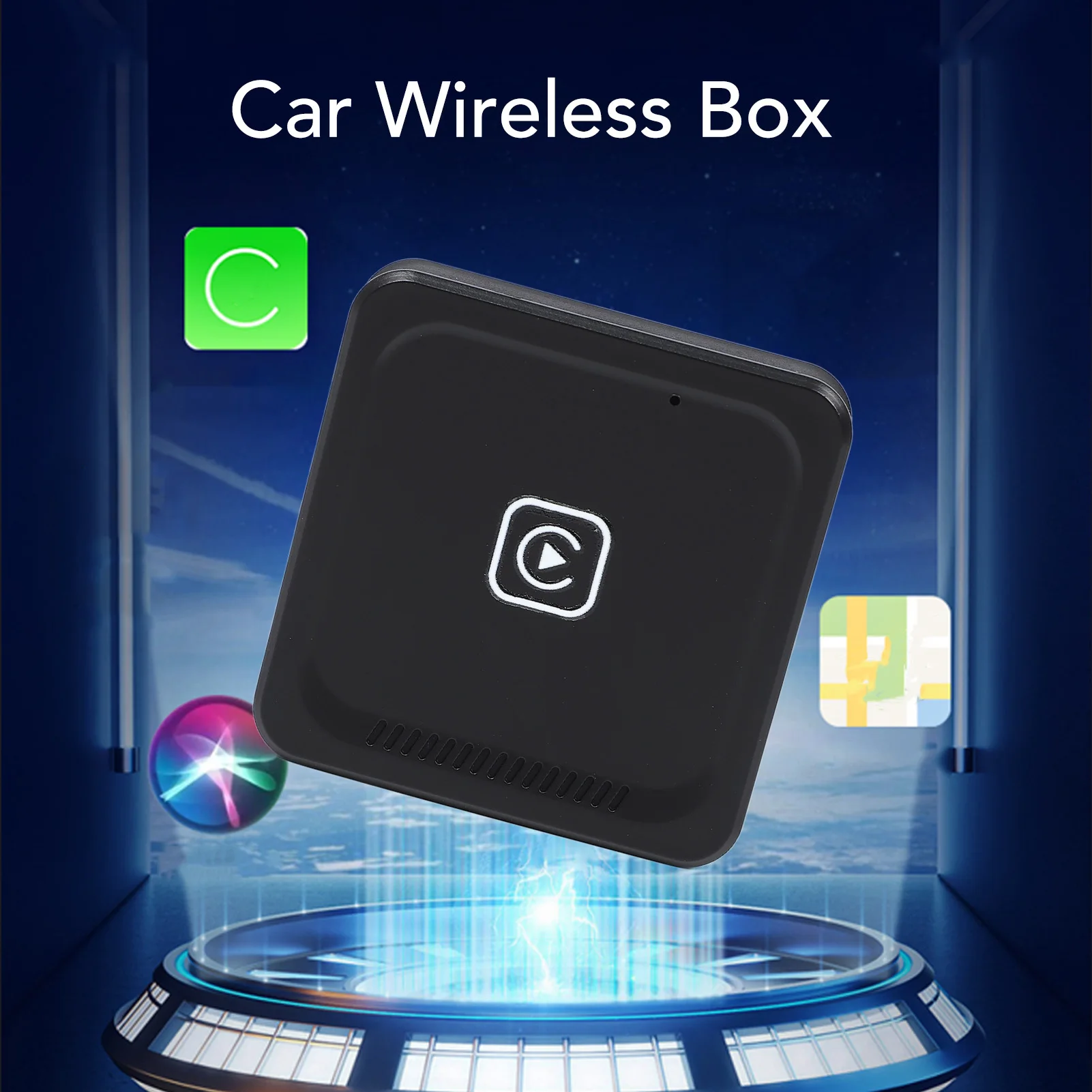 for CarPlay Wireless Adapter Convert Wired to Wireless BT 5.0 Intelligent Voice Control for Android Auto Adapter
